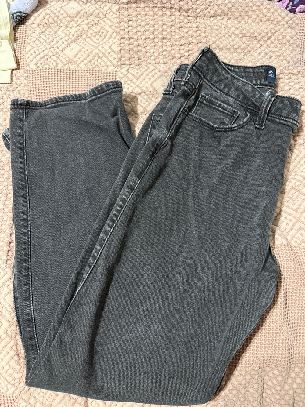 Hollister Charcoal High-Rise Dad Jeans